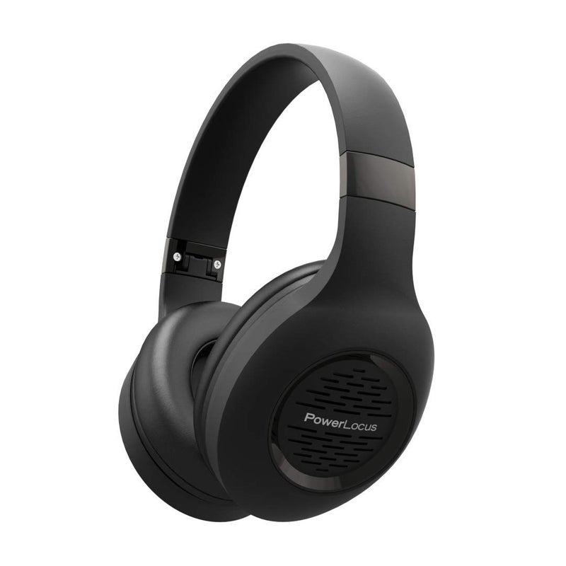 PowerLocus Bluetooth Headphones Over-Ear, PowerLocus Wireless Headphones, Hi-Fi Stereo Deep Bass, Soft Earmuffs Foldable Headphone with Built-in Microphone, Wireless and Wired Headset for Cell Phones,Tablets, PC - Image 1
